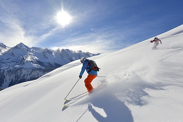 Le Grand-Bornand Freeride Bergkette Aravis