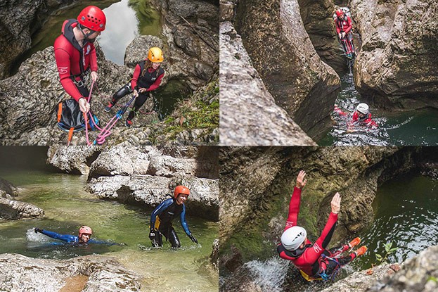 Canyoning i. d. Strubklamm