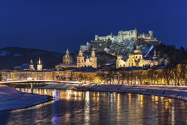 Salzburg bei Nacht