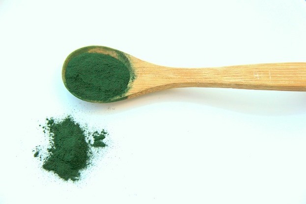 Blaualge namens Spirulina