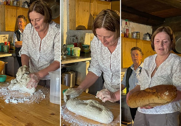 Brotbacken auf der Filzmoosalm