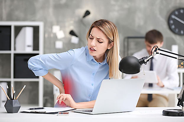 Rückenleiden am Arbeitsplatz