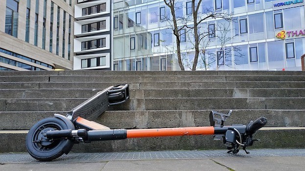 Unfall mit E-Scooter 