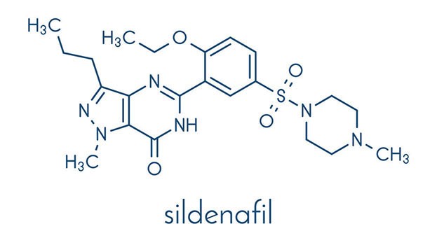 Sildenafil Wirkstoffmolekül