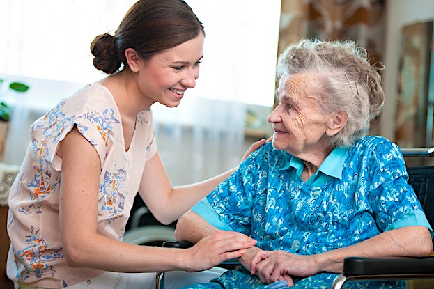 Häusliche Pflege für Senioren