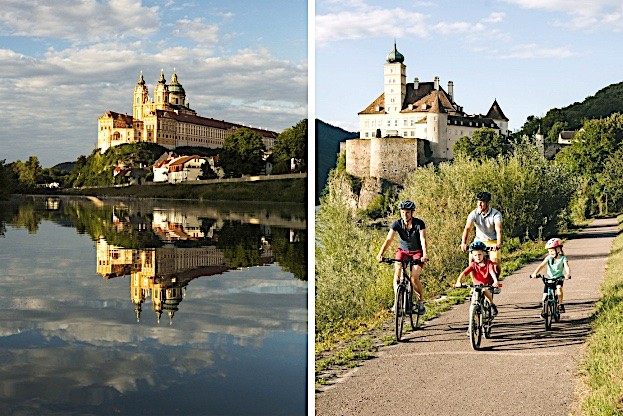 Stift Melk, Donauradweg