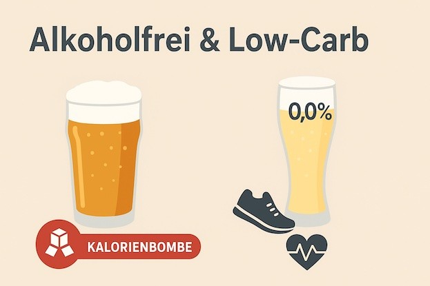 Alkoholfreies Bier und Low-Carb-Bier