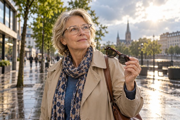 Brille, Sonnenbrille und Kontaktlinsen