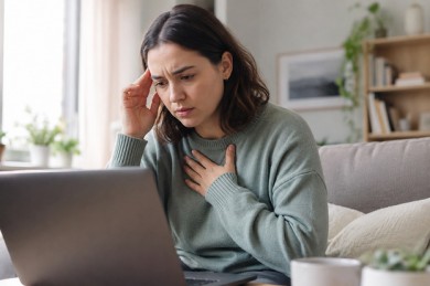Ständig Angst, krank zu sein? - AI-generiert
