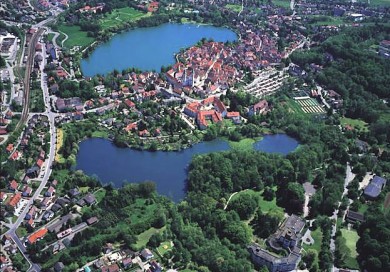 Bad Waldsee von oben - ©Tourismusverband Bad Waldsee