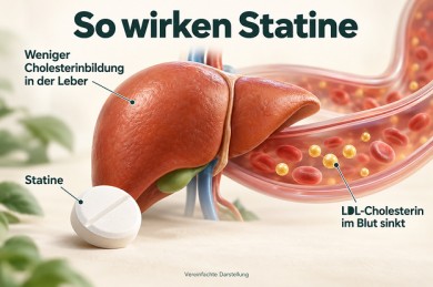 Statine: Wie sie wirken - AI-generiert
