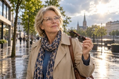 Brille, Sonnenbrille und Kontaktlinsen - AI-generiert
