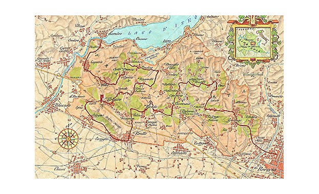 Die 80 Kilometer lange Weinstraße ? La Strada del Franciacorta