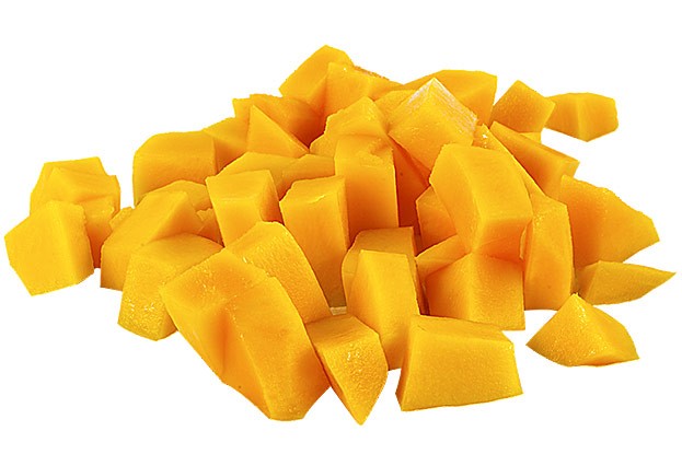 Mango aufgeschnitten