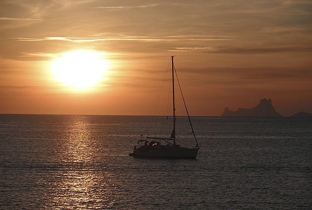 Sonnenuntergang auf Formender