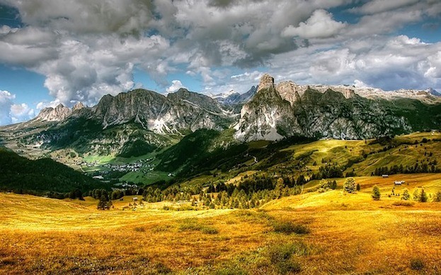 Val Badia in den Dolomiten