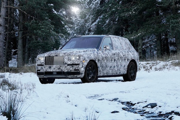 Getarnter Rolls-Royce Cullinan