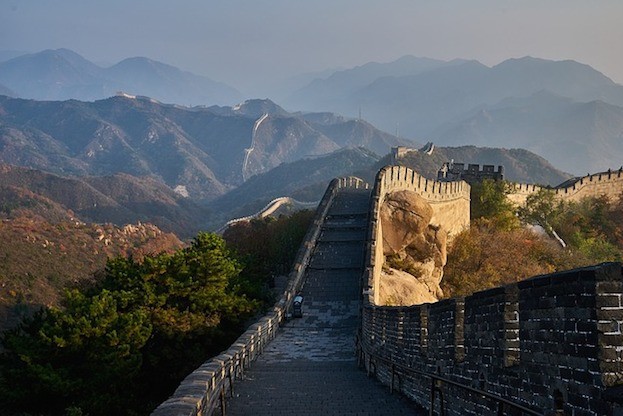 Blick auf die Chinesische Mauer