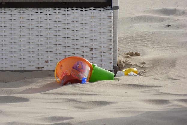 Strandspielzeug wird besonders gerne vergessen