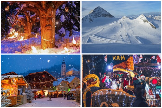 Waldweihnacht im Bayerwald, Hintertuxer Gletscher, Stille Nacht im SalzburgerLand, Parade auf Jersey