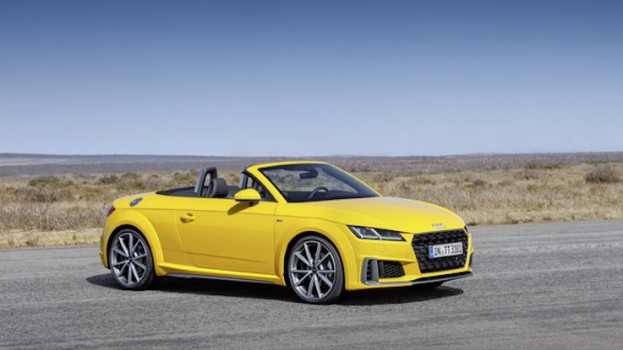 Audi TT Roadster in Vegasgelb