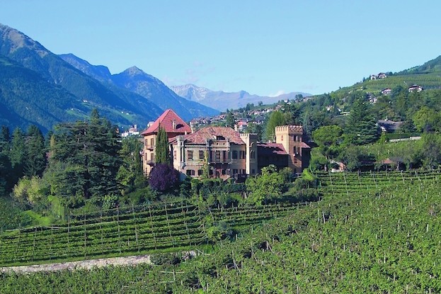 Eine Weinbergbegehung führt Weinliebhaber vom Hotel Therme Meran zum Schloss Rametz 