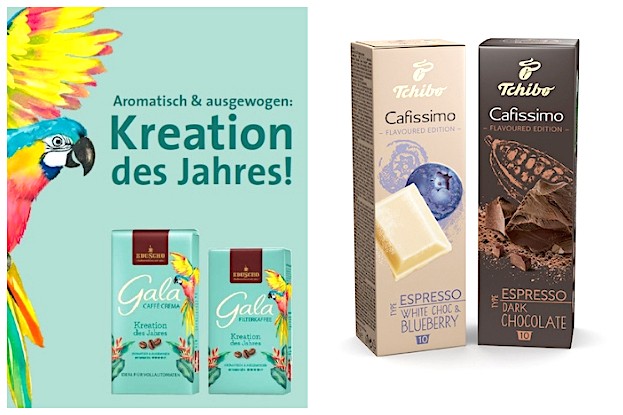 Gala Eduscho Kreation des Jahres, Cafissimo Flavoured Sorten