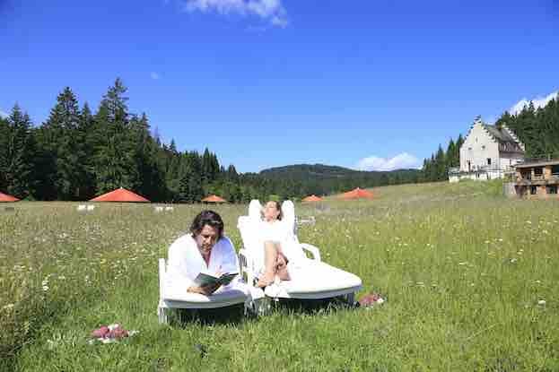 Traumhafte Wiese zum Entspannen im DAS KRANZBACH