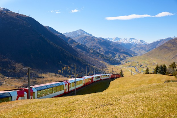 Glacier Express bei Andermatt