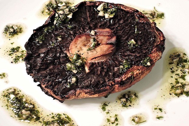 Portobello-PIlz mit Knoblauch