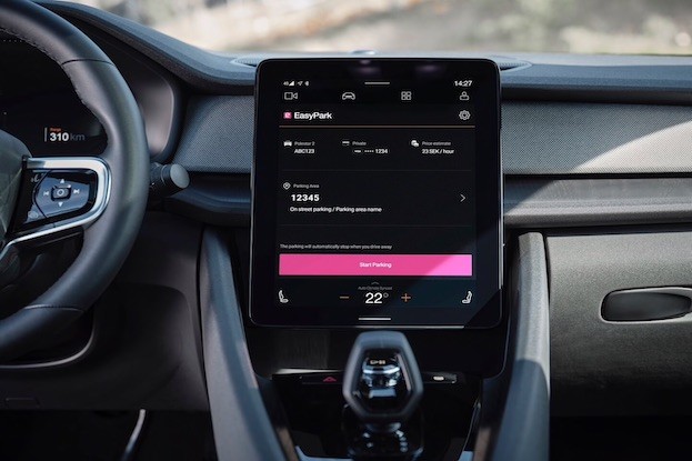 Polestar 2 EasyPark app