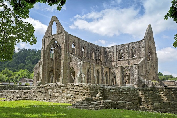 Tintern Abbey im Wye Valley, Südwales 