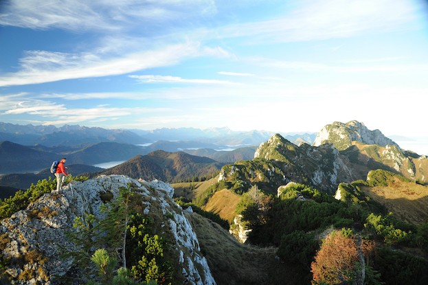 Blick vom Latschenkopf bei Lenggries
