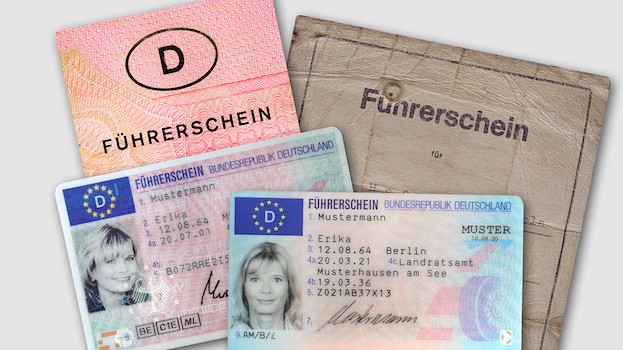 Der alte Papierführerschein muss in einen fälschungssicheren Scheckkarten-Führerschein umgetauscht werden