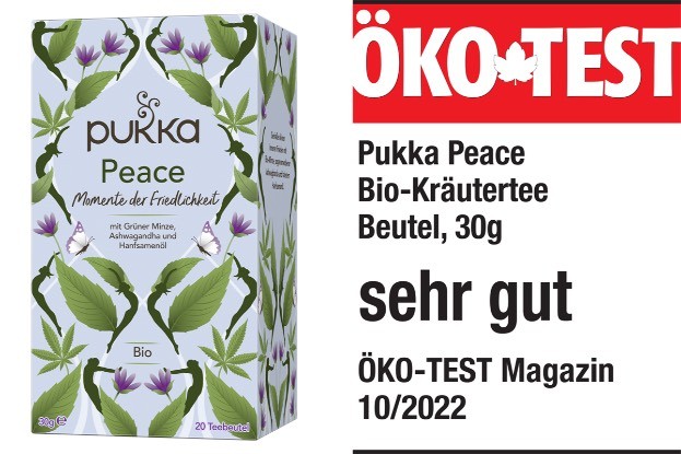 PEACE wurde als Bio-Kräutertee ausgezeichnet