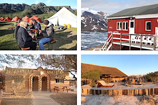 Im isländischen Hochland oder im Roten Haus auf Grönland, im Kibbuz oder Outdoor in Namibia