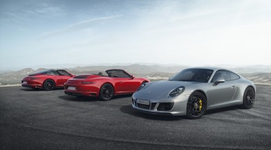 911 Targa 4 GTS, 911 Carrera 4 GTS Cabriolet und 911 Carrera 4 GTS - ©Porsche