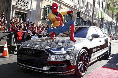 Premierenauto bei Spiderman - ©Audi AG