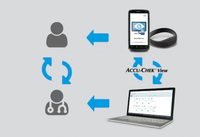 Accu-Chek View: Digitaler Begleiter für einen gesunden Lebensstil - ©Roche AG