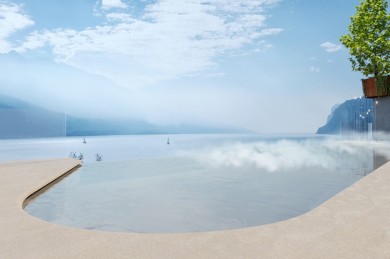 Infinity Pool im neuen ELEA am Gardasee - ©ELEA Hotel 2019