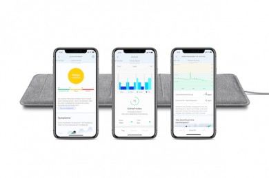 Schlaf Analyzer misst Vitalfunktion - ©Withings