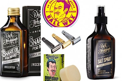 Snack Oil, Wax, Rasierer, Seife, SalzSpray - ©Dick Johnson_Greasy Fingers OY