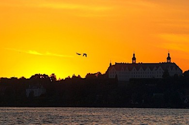 Sonnenuntergang in Plön in der Holsteinischen Schweiz  - ©Pixabay_PaToWi