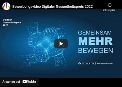 Bewerbungsvideo Digitaler Gesundheitspreis 2022 - Novartis DE 
