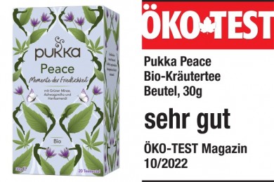PEACE wurde als Bio-Kräutertee ausgezeichnet - ©Pukka-Herbs Ltd.