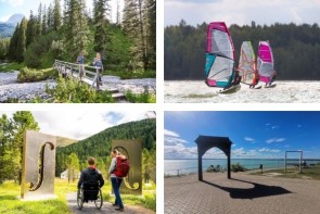 Lechweg, Lausitzer Seeland, Nockberge, BuBa-Radweg am Palaton - ©Verein Lechweg_Fabian Heinz, Tourismusverband Lausitzer Seenland_Kathrin Winkler, Aktiv_Magyarorszag, Michael Stabentheiner_Kärnten Werbung
